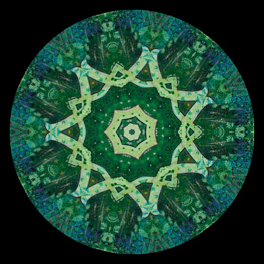 Kaleidoscope image from my "Relax" collage here at 2createincolor.com